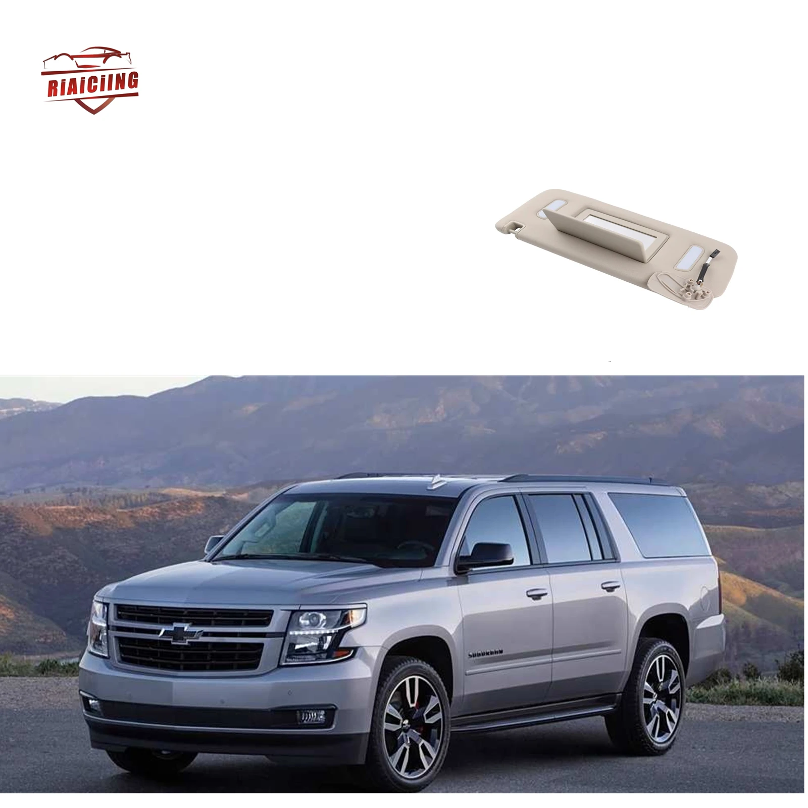 Viseras solares izquierda y derecha para Suburban 2007-2014 y Yukon XL