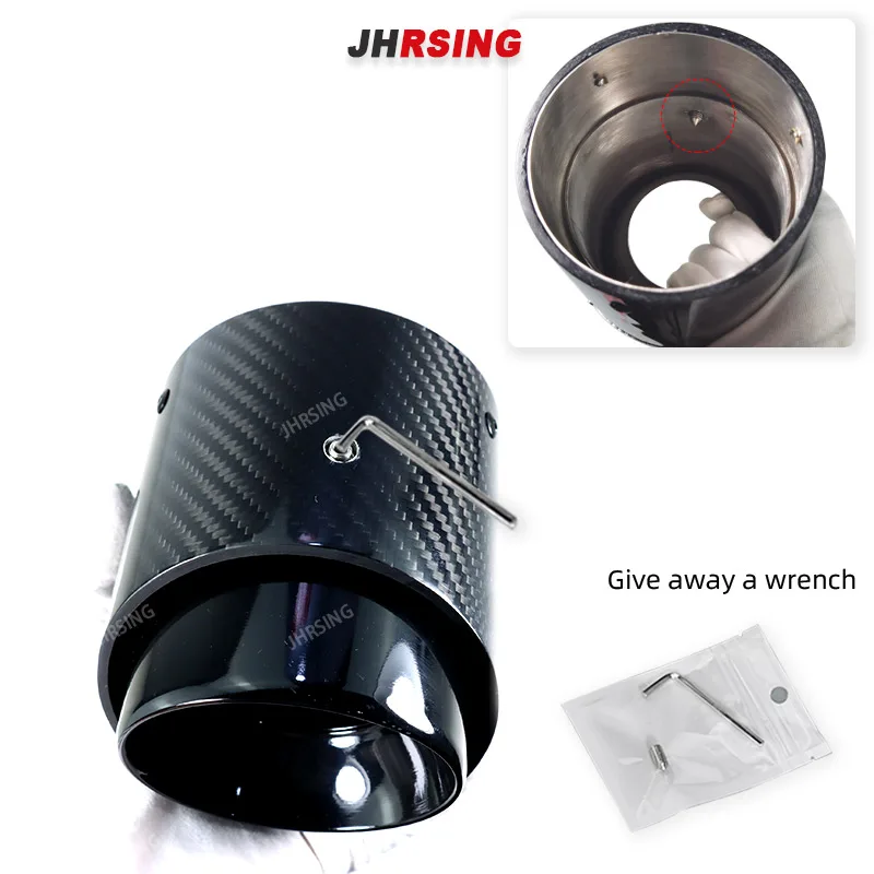 Puntas de escape en fibra de carbono para MINI Cooper R55-R61/F54-F60 - imagen 3