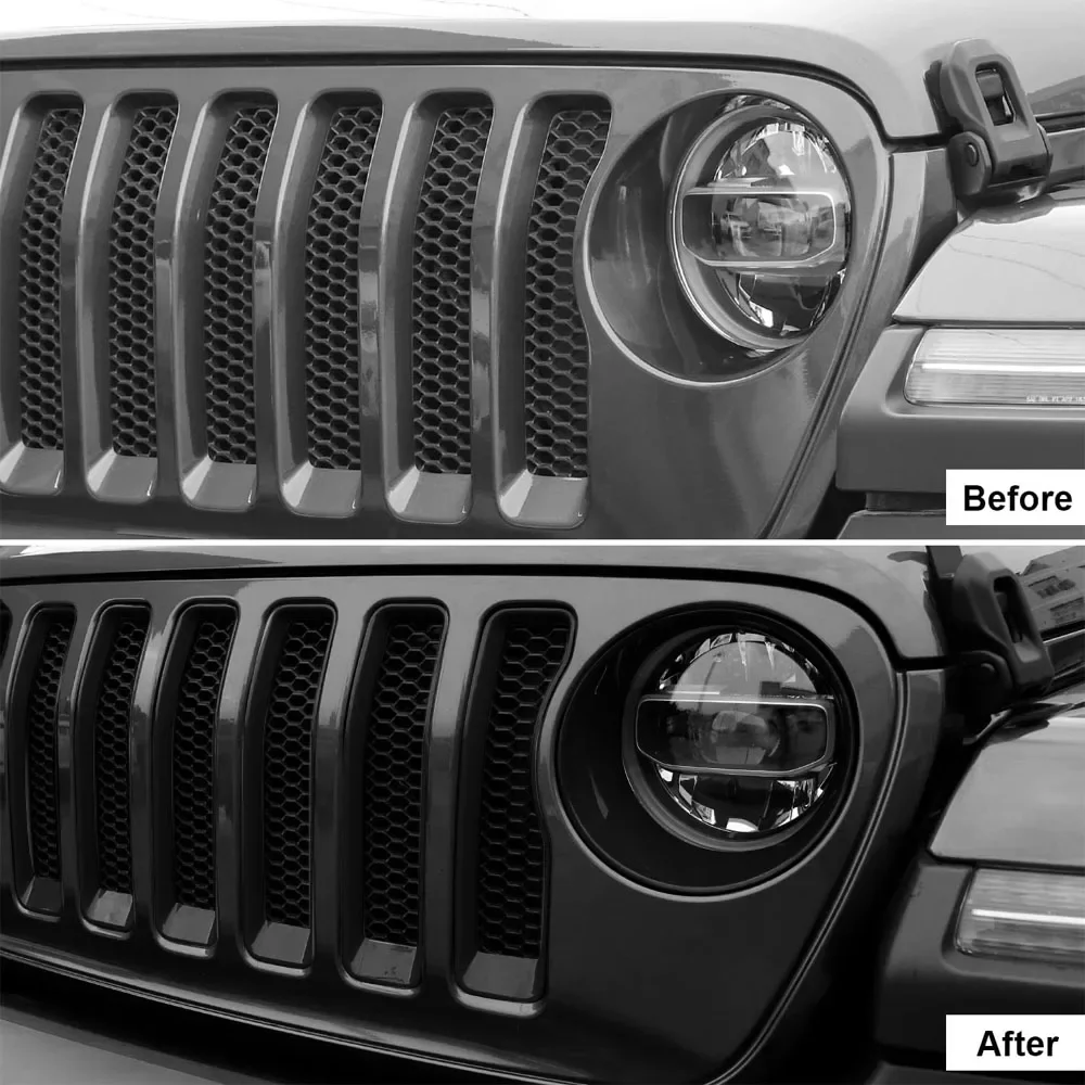 Conjunto de piezas decorativas para la personalización del Jeep Wrangler