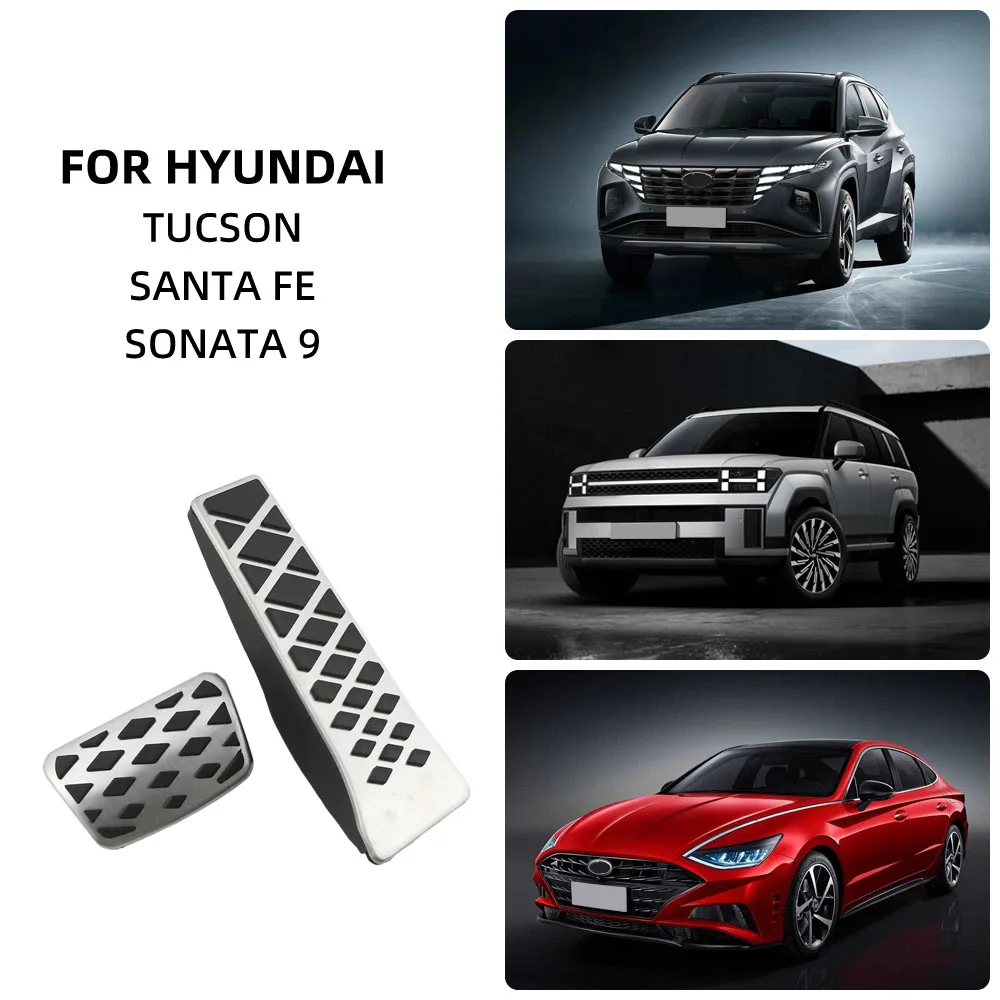 Cubrepedales antideslizantes para Hyundai Santa Fe, Tucson y Sonata - imagen 5