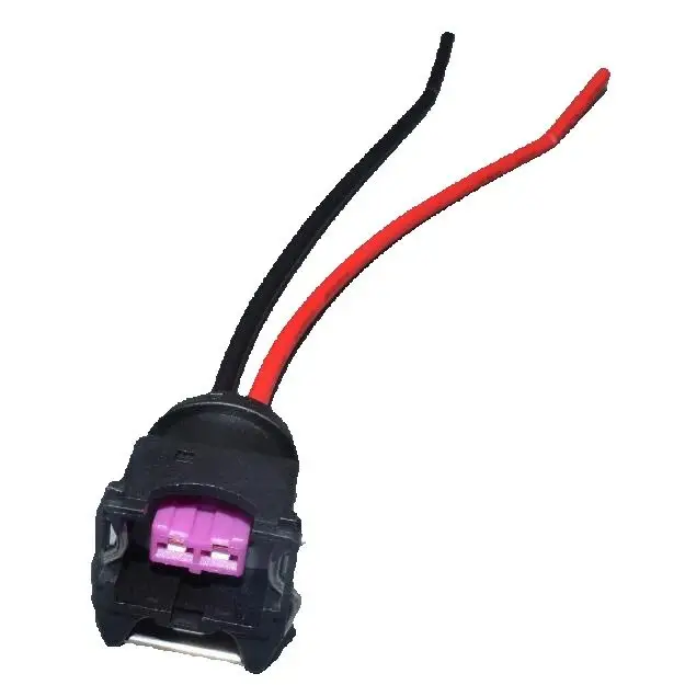 Shhworldsea Conector válvula temperatura admisión 2 pines 3.5mm VW