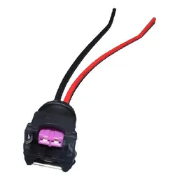 Shhworldsea Conector válvula temperatura admisión 2 pines 3.5mm VW
