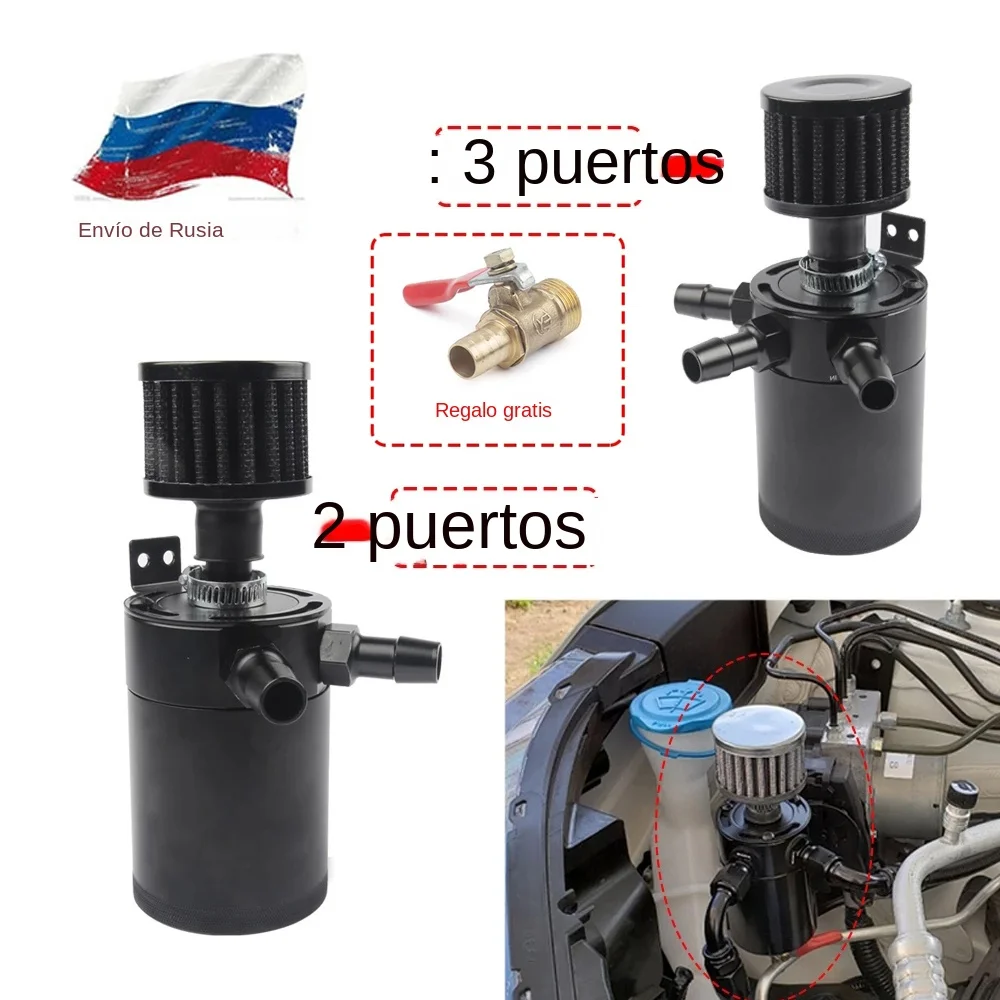 Decantador de aceite universal de aluminio con filtro de ventilación - imagen 4
