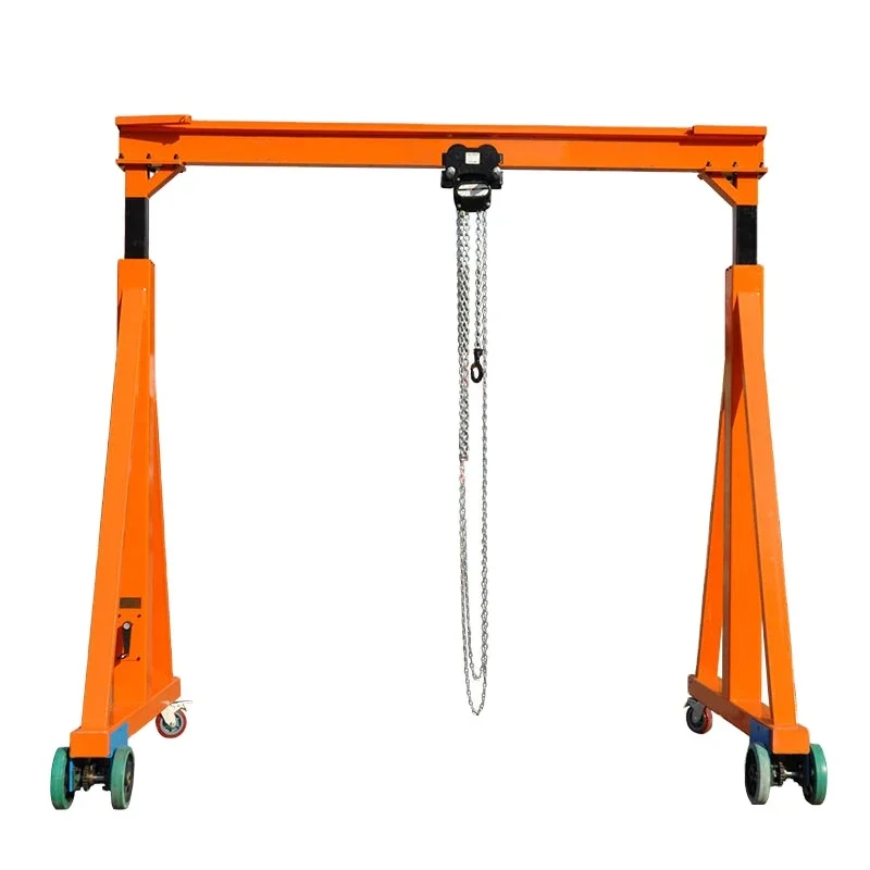 Grúa portátil de 1 a 10 toneladas, altura ajustable, polipasto móvil eléctrico pequeño, grúa de pórtico de portal de taller - imagen 3