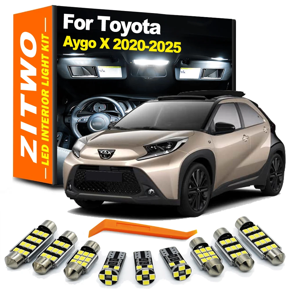 ZITWO 6 uds Canbus No Error Kit de luz LED Interior para Toyota Aygo X 2020-2025