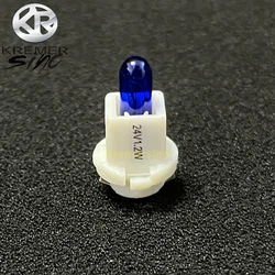 Bombillas LED para salpicadero de coche 24 V, luz azul y blanca