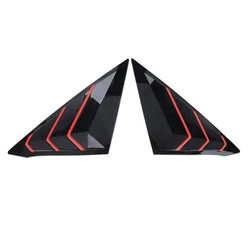 Persianas laterales traseras negro-rojo Honda Civic Sedan 2022-2023