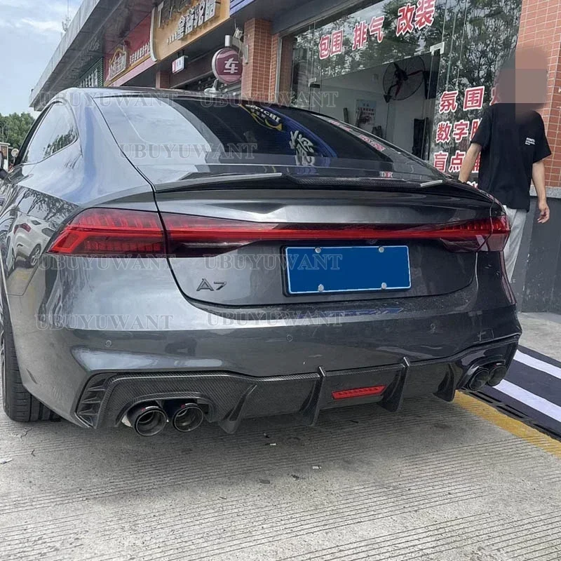 Alerón maletero carbono Audi A7 S7 RS7 C8 tuning - imagen 3