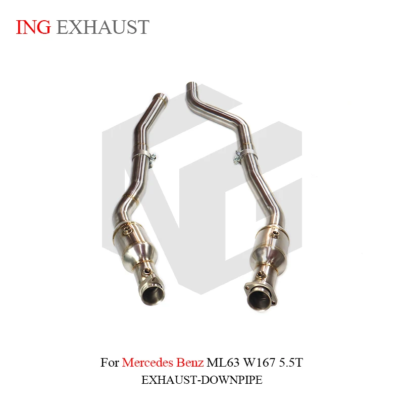 Tubo de escape ING ss304 para Mercedes-Benz ML63 W167