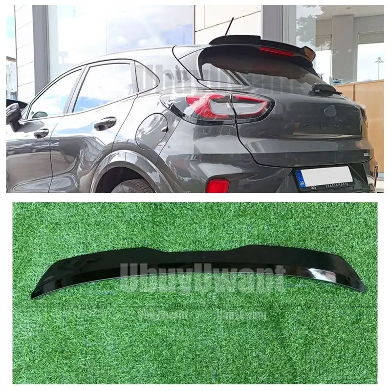 Extensión de alerón trasero ABS negro brillante para Ford Puma - imagen 3