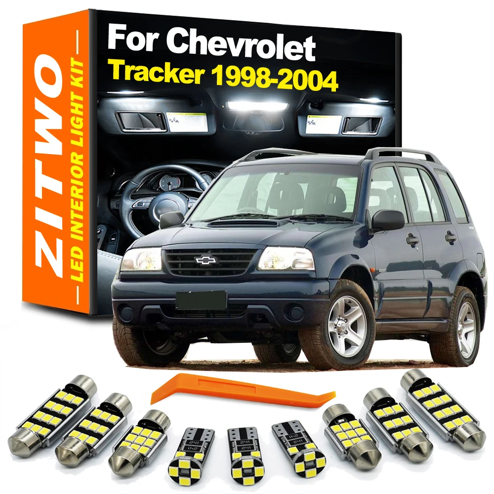 ZITWO Bombillas LED interiores para Chevrolet Tracker 1998-2004
