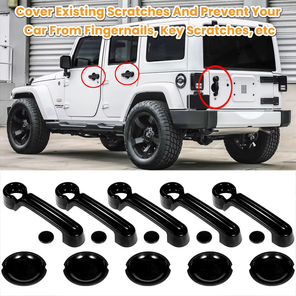 Cubiertas para maneta de puerta trasera Jeep Wrangler JK/JKU - imagen 2