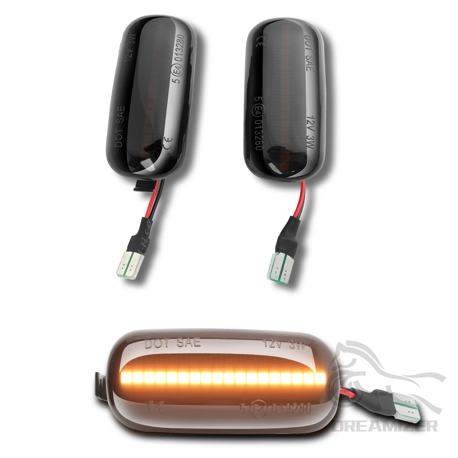 Intermitentes laterales dinámicos LED para Audi A3 8P, A4 B6/B7 y A6