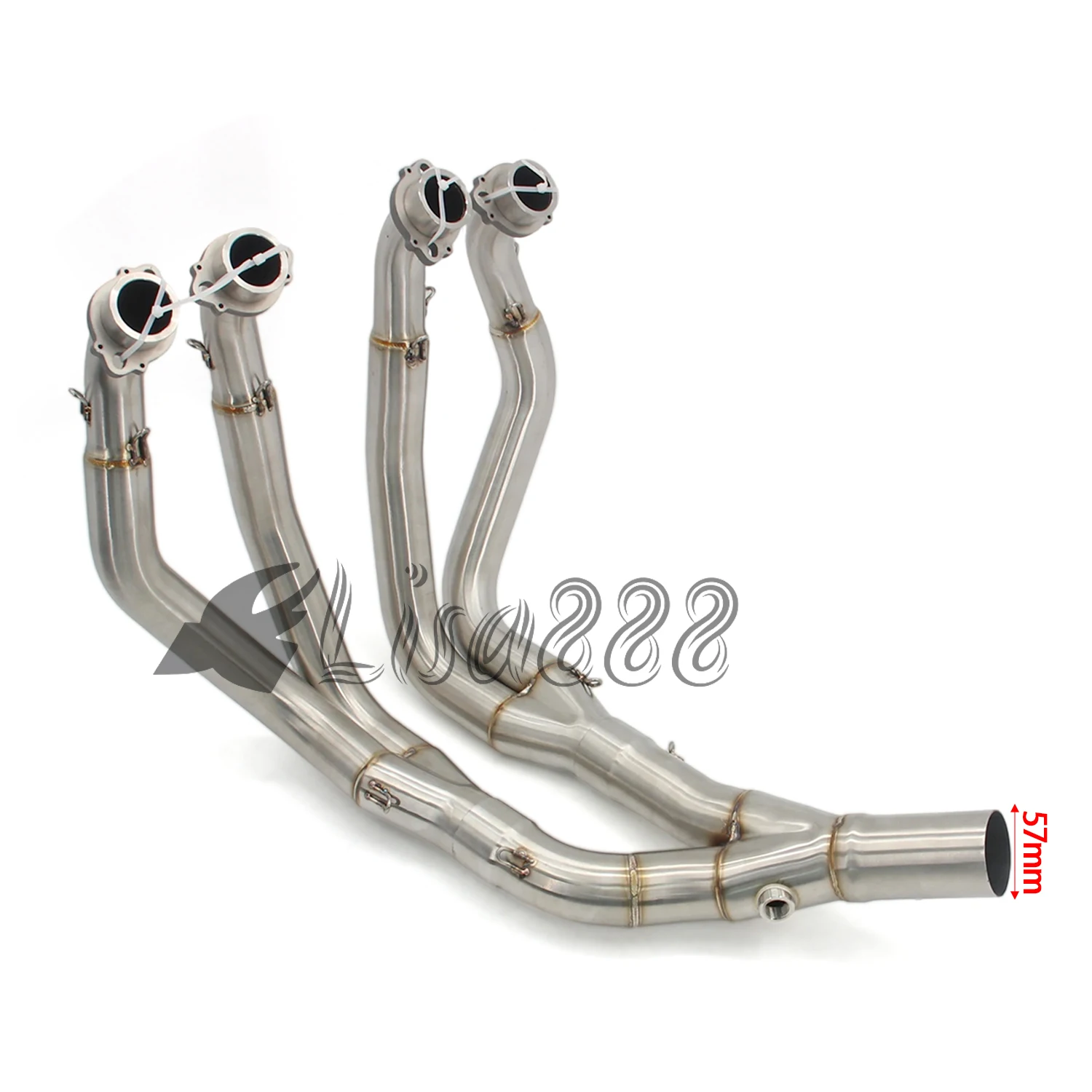 Tubo de enlace de escape inoxidable Hayabusa GSX1300R 2006-2018 - imagen 4