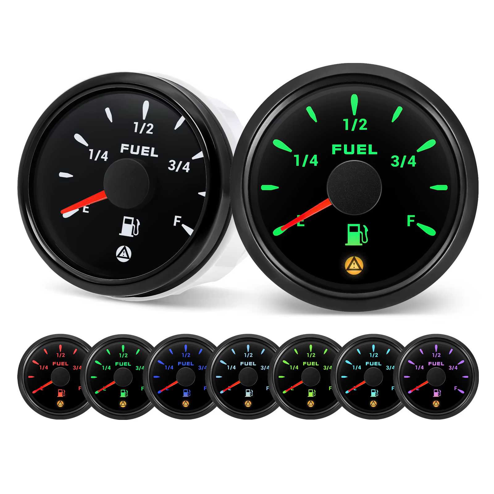 Indicador digital de combustible 52 mm con sensor multirrango - imagen 2