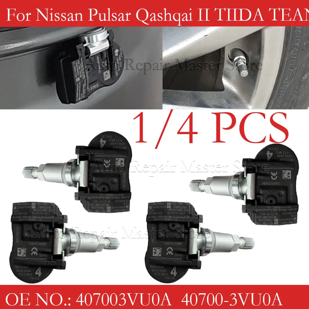 Sensor presión neumáticos 433MHz compatible Nissan Qashqai y Renault - imagen 2