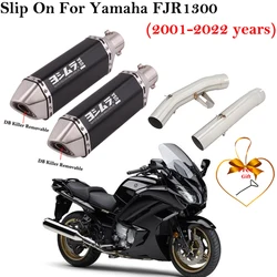 Silencioso de escape para Yamaha FJR 1300 con tubo doble y DB Killer