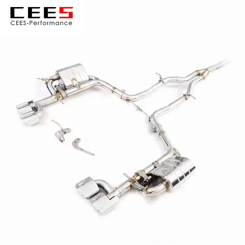 Escape CEES Catback con válvula para Mercedes C200 1.8 T W204 - imagen 2