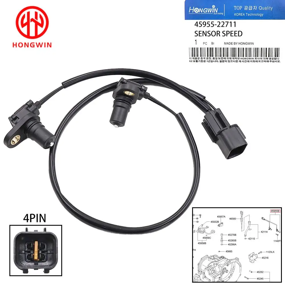 45955-22711 Sensor velocidad transmisión – Hyundai Lavita 2001-06