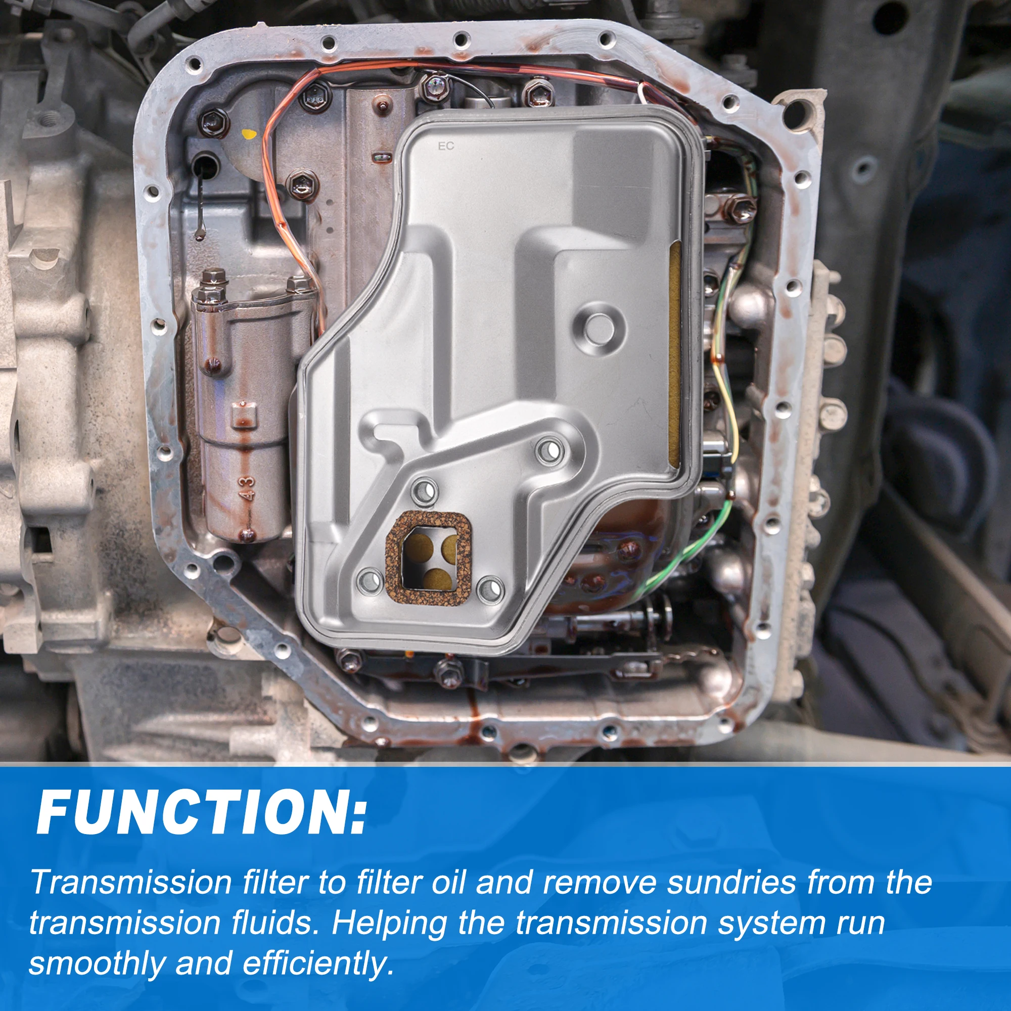 UXCELL-filtro de Fluido de Transmisión de coche F4A32-1, filtro de aceite para Mitsubishi Eclipse GST, GSX 2.0L L4 - Gas 1995 4632138010 - imagen 4