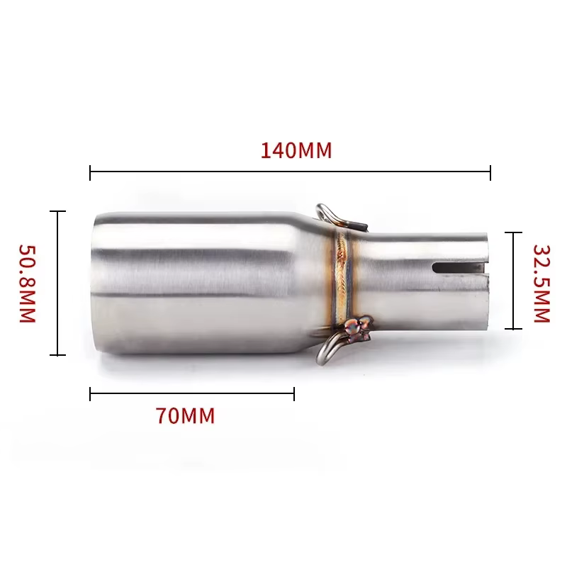 Adaptador de escape 51 mm para Piaggio Beverly, X10 y MP3 125-300 - imagen 3