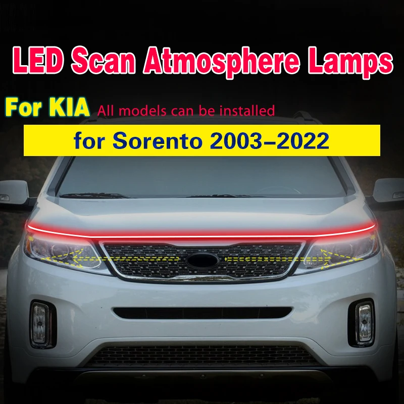 Luces antiniebla LED con luz diurna DRL para Kia Sorento 2003-2022