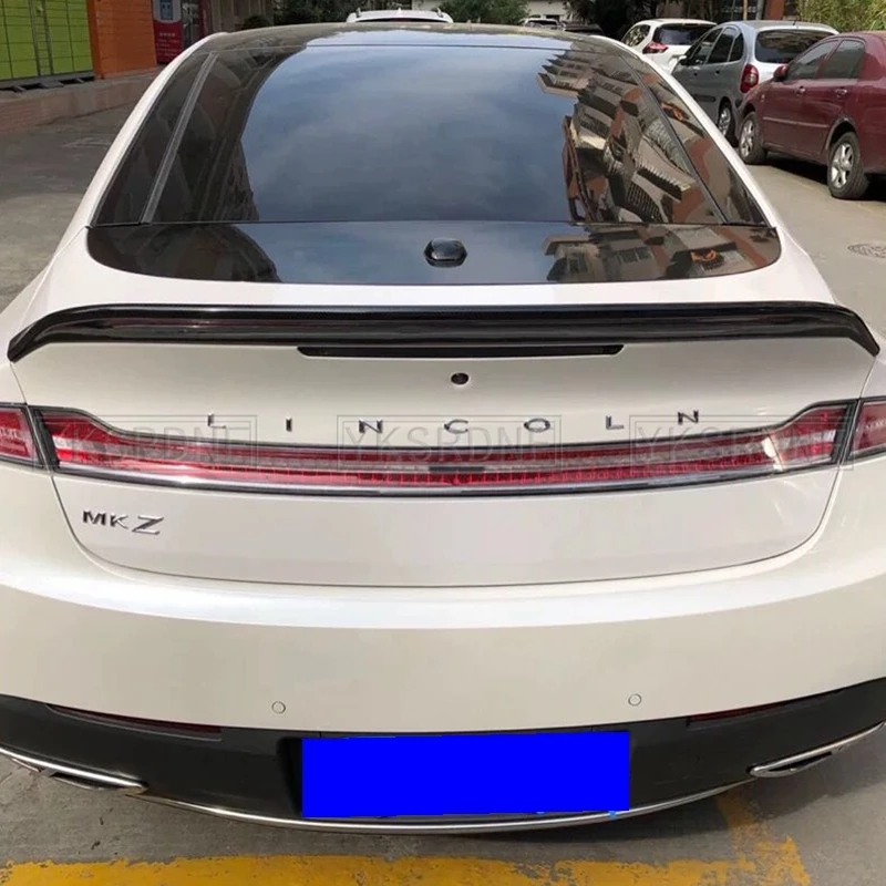 Para Lincoln MKZ 2014 a 2019, alerón trasero de coche ABS de alta calidad, accesorios de coche negro brillante, Kit de carrocería - imagen 4
