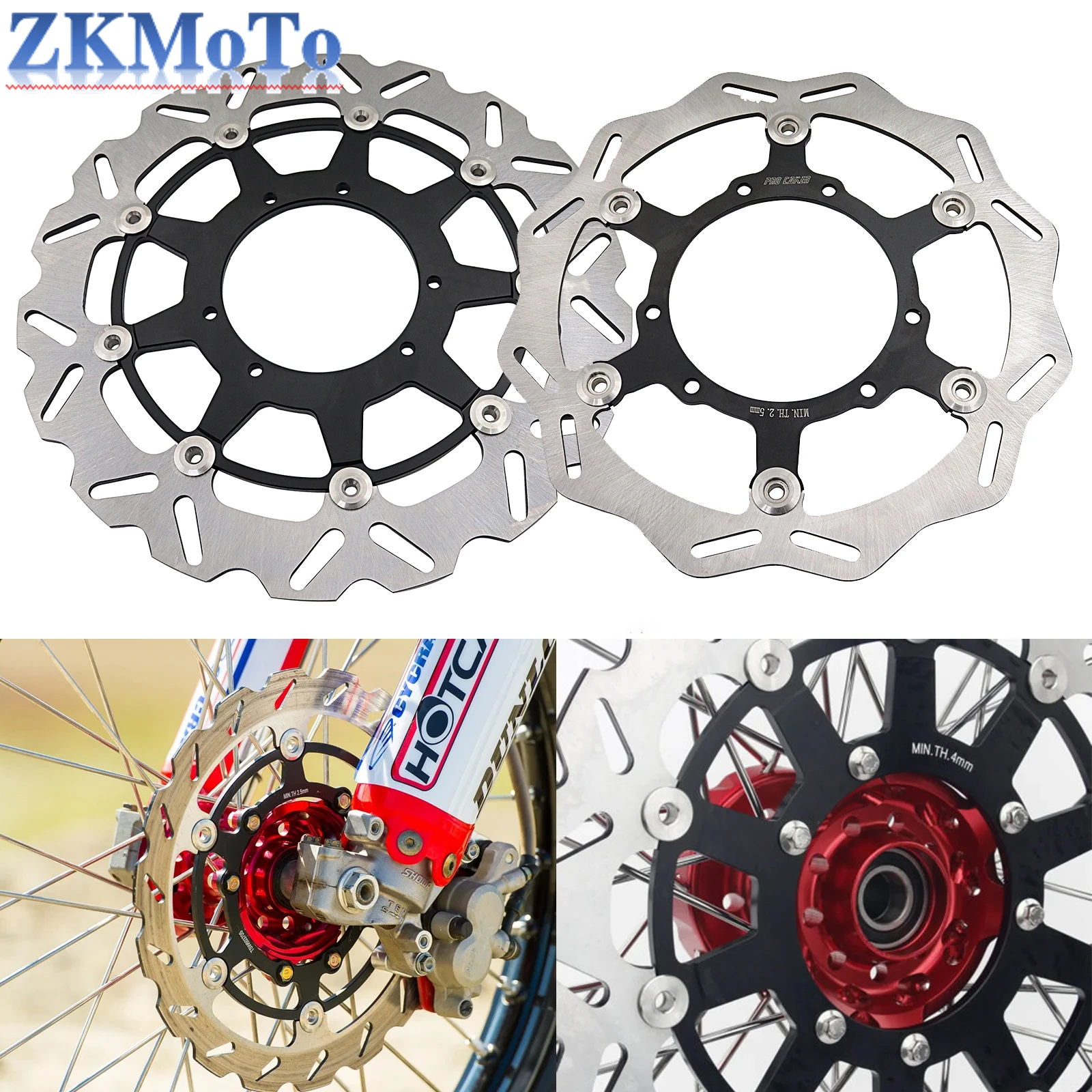 Disco de freno flotante Delantero Honda CRF 250R 450R 2002-2022