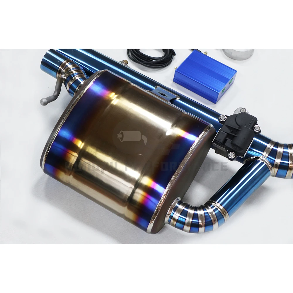 Escape catback titanio Valvetronic KUNGFU para Mercedes C63 AMG W205 - imagen 5