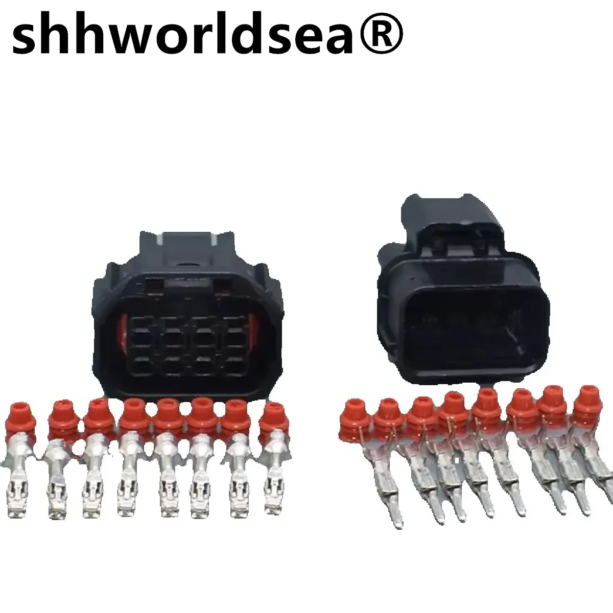 Shhworldsea Conector eléctrico 8 pines macho-hembra 6189-7423