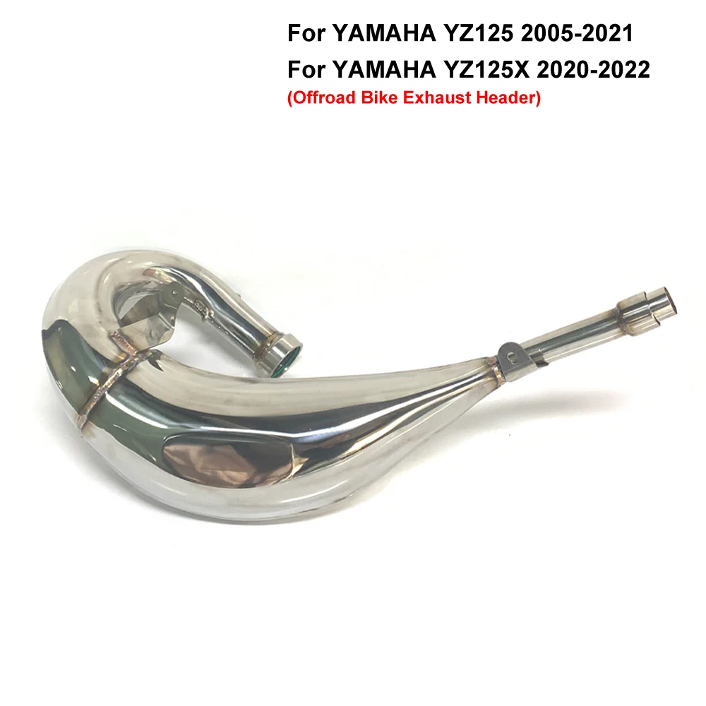 Codo escape acero inoxidable para Yamaha YZ125 y YZ125X 2005-2021 - imagen 3