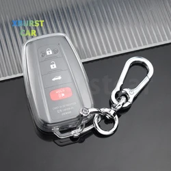 Funda TPU transparente para llave Toyota Camry, Corolla y RAV4