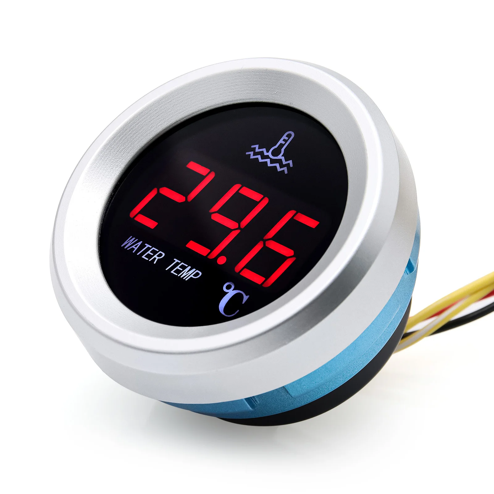 Temperatura del agua 0-120 C 52 mm con alarma y sensor 1/8NPT - barco - imagen 5