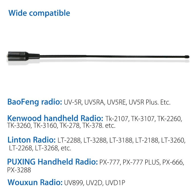 Antena Baofeng NA-771 doble banda 144/430 MHz para UV-5R - imagen 4