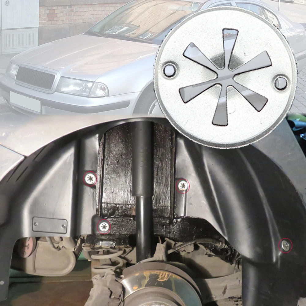 Arandelas de estrella para escape Skoda Octavia 1U/1Z/5E