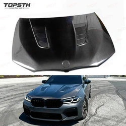 Capó fibra de carbono estilo V seco ligero para BMW M5 G30