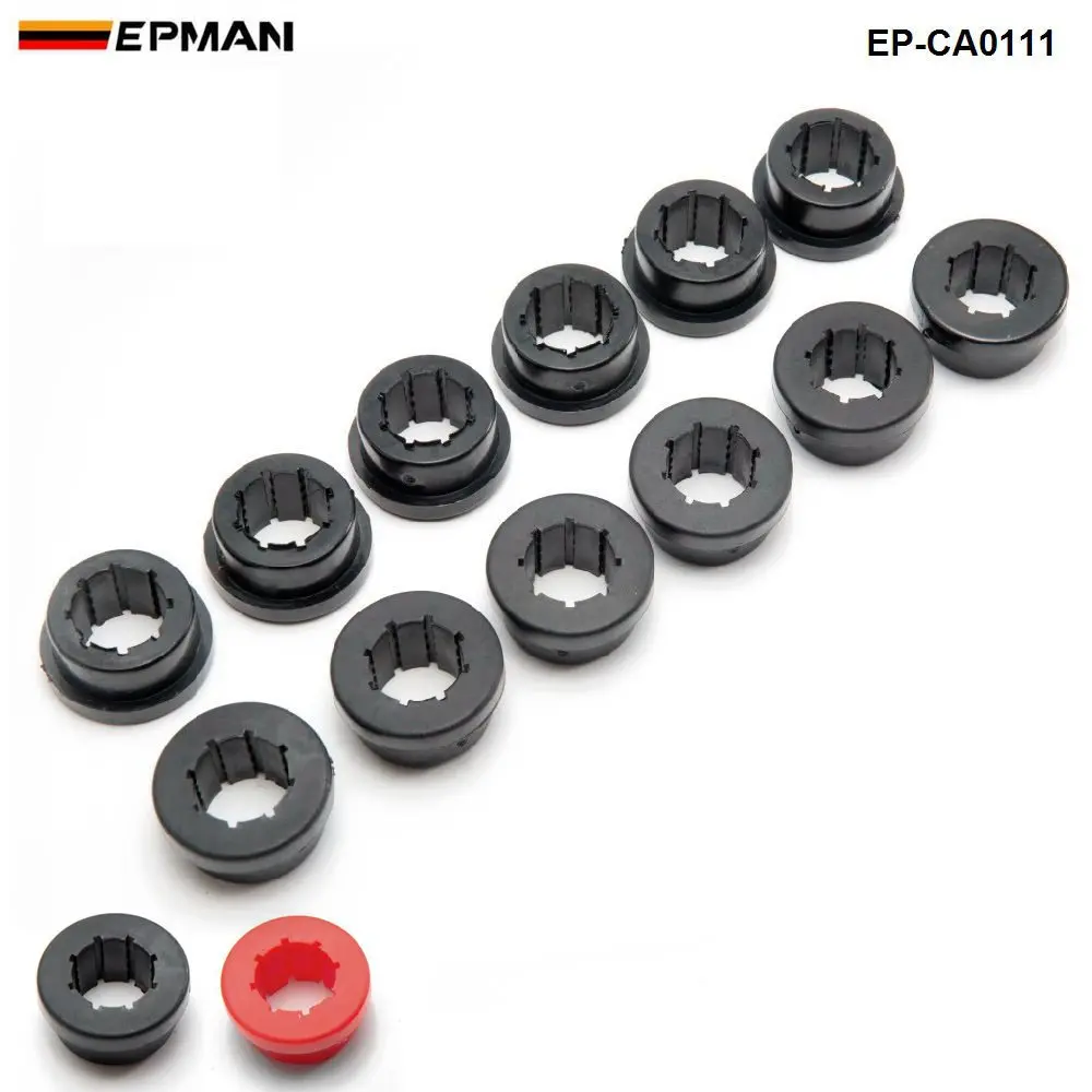 Kit bujes brazos suspensión inferiores EP-CA0111 – Rojo/Negro