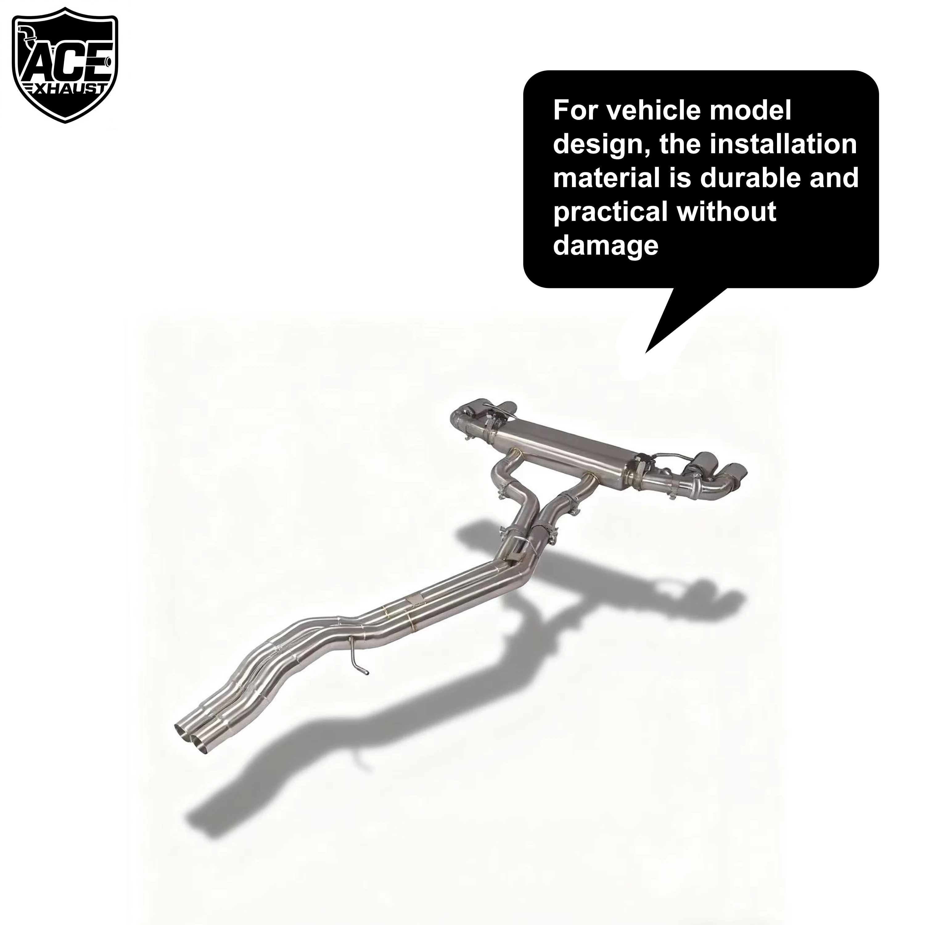 ACE silenciador catback Valvetronic Audi SQ5 3.0 TFSI – SUS304 plug&play - imagen 4