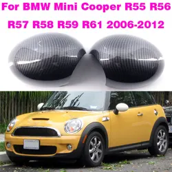 Carcasa de retrovisor de fibra de carbono para BMW MINI Cooper R55-R59