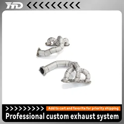 Colector de escape HMD de alto flujo para Porsche 911 997.1