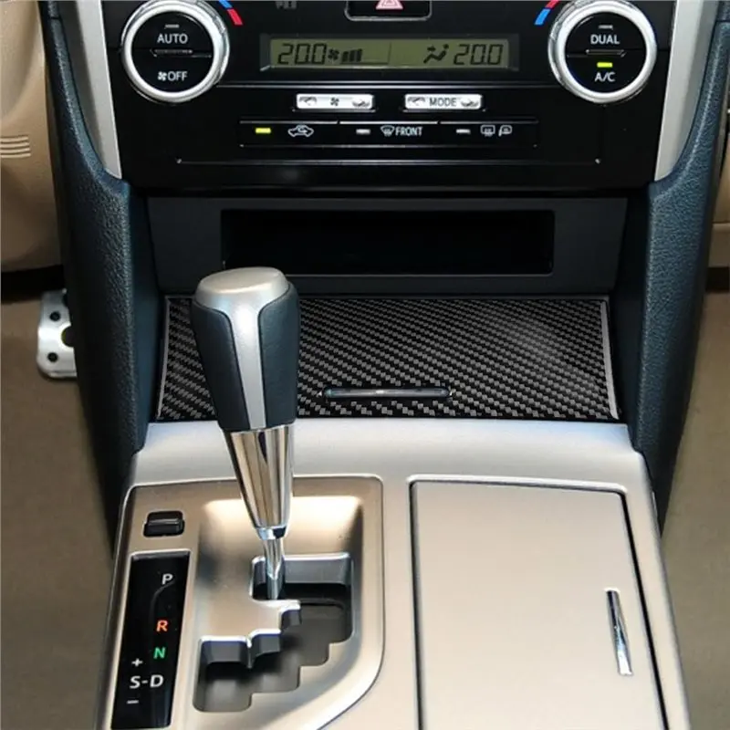 Embellecedor de consola central de fibra de carbono – Toyota Camry 2012-2014 - imagen 5