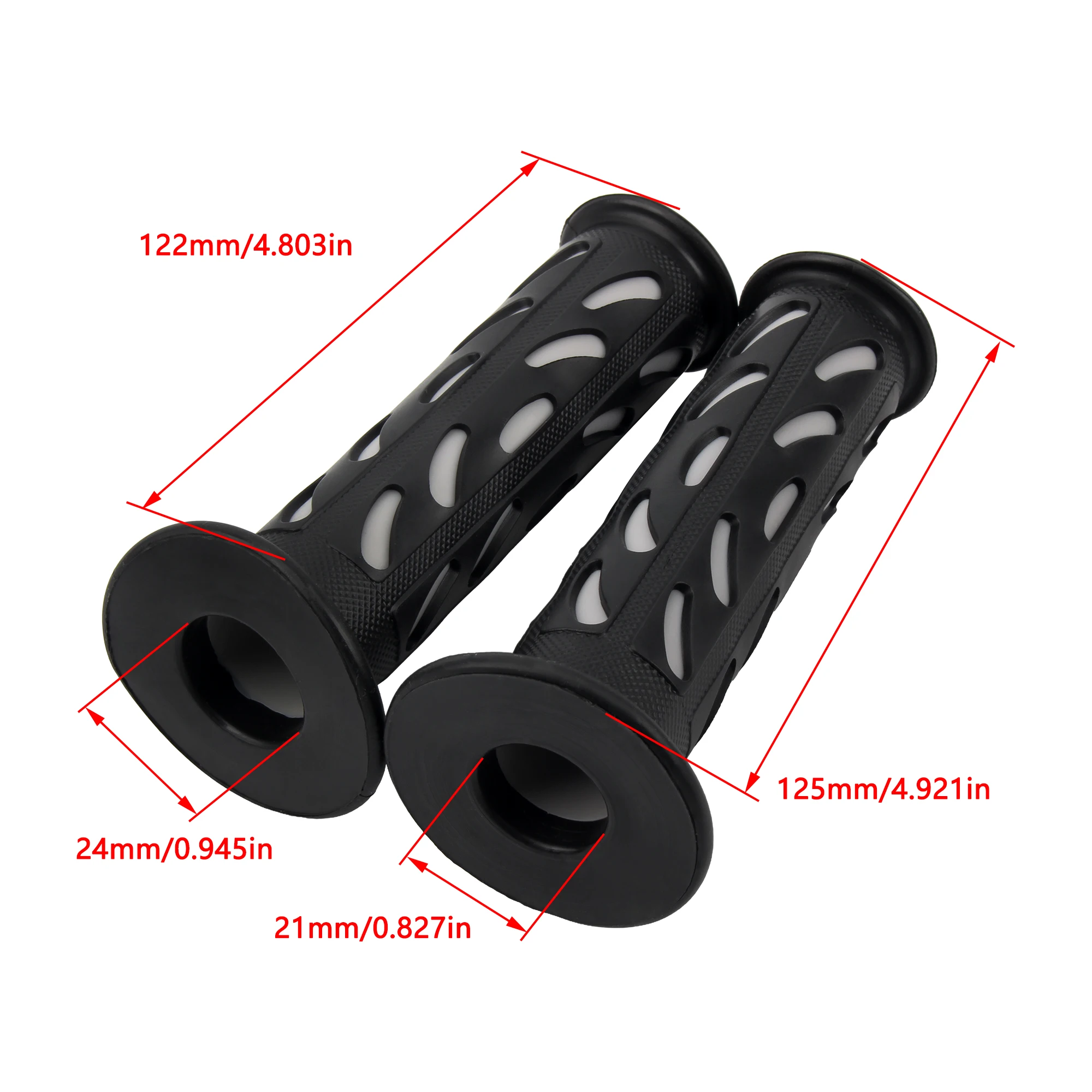 Empuñaduras universales 22mm para manillar moto - Motocross Trail Naked - imagen 5