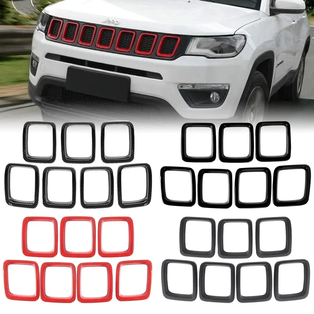 Rejilla de malla frontal para Jeep Compass