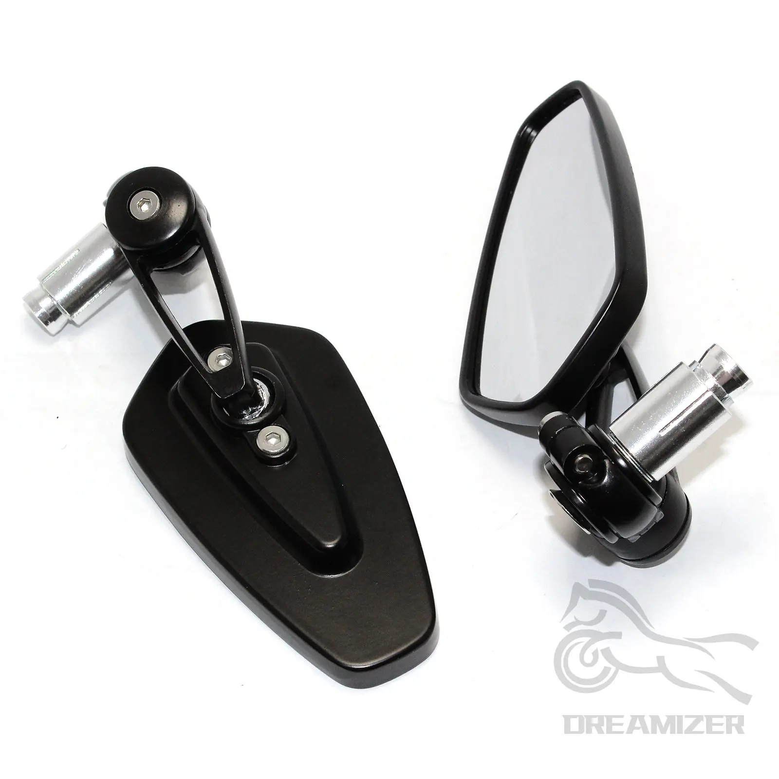 Espejos retrovisores moto 22mm 7/8" Café Racer - imagen 2