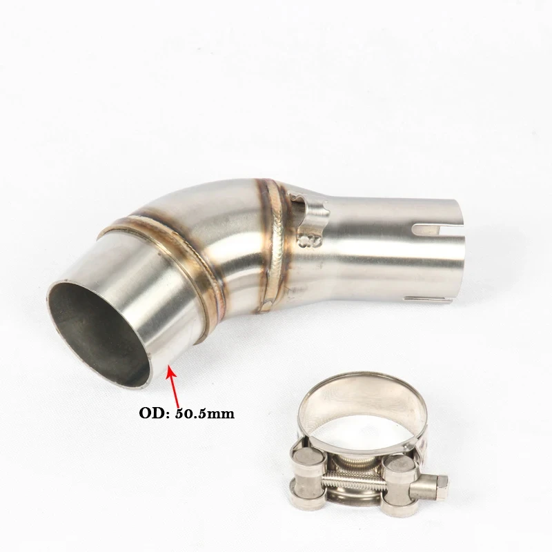 Tubo intermedio de escape 51 mm para Yamaha YZF-R25, R3 y MT-03 - imagen 2