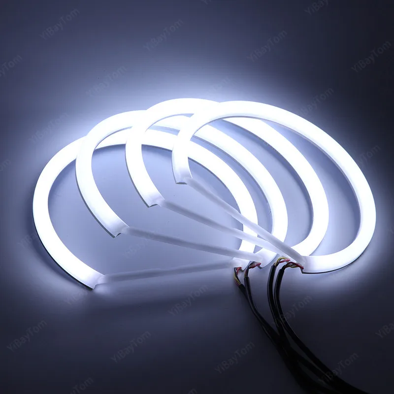 Kit Ojos de Ángel LED SMD Blanco Brillante para BMW E36 E38 E39 E46 - imagen 3