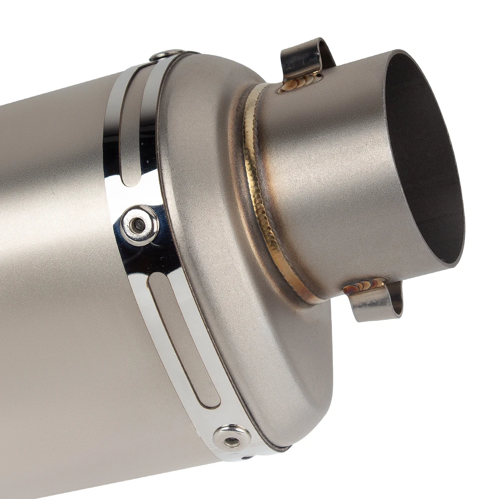 Silencioso de escape universal T98 para moto con DB Killer - imagen 4