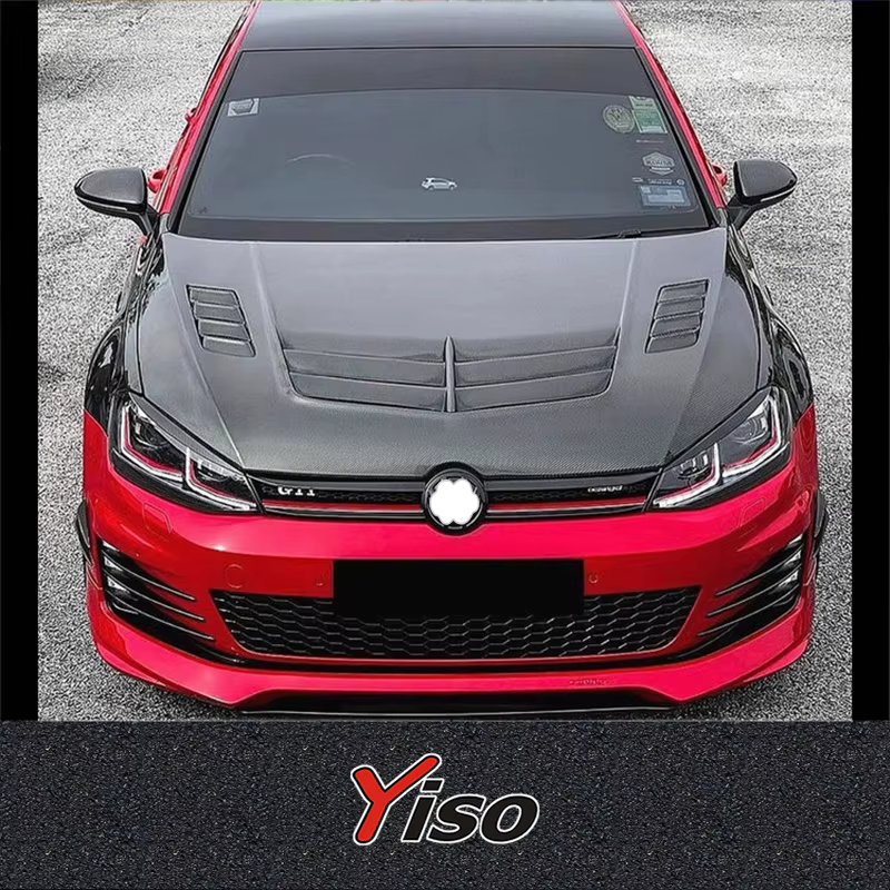 Cubierta de motor Varis de carbono para Golf 7 R, GTI y R-Line - imagen 4