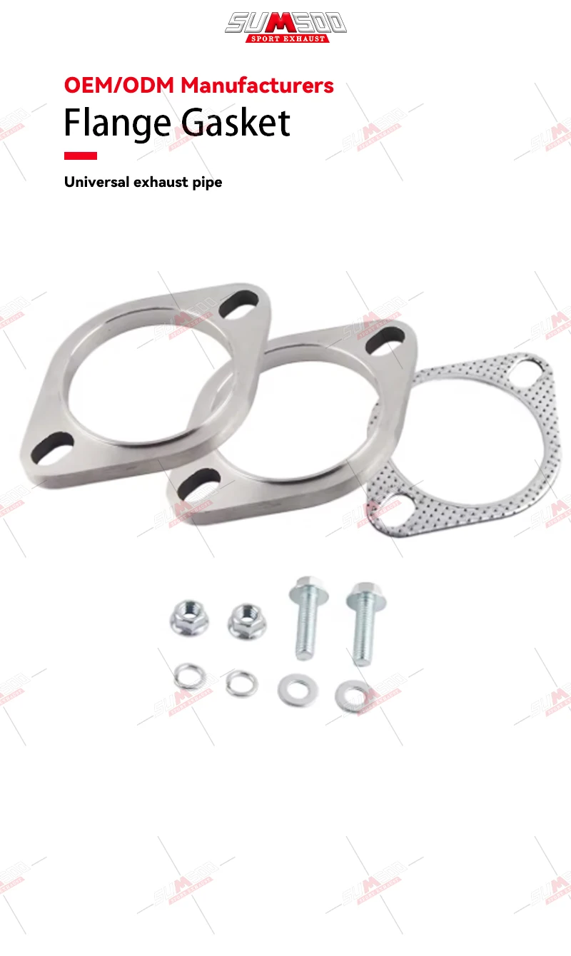 Accesorio de escape de acero inoxidable para coche modificado