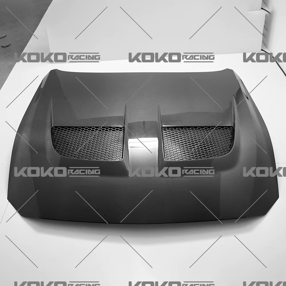Rejilla ventilación capó fibra carbono Ford Mustang GTD 2024